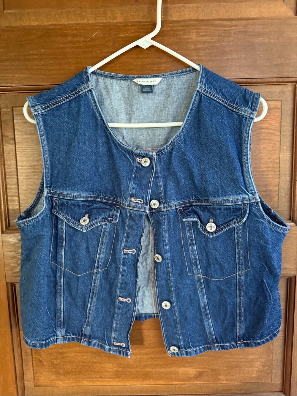 American Eagle Denim Vest